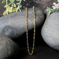 14k Two-Tone Gold Singapore Chain (2.50 mm) by Avera Group