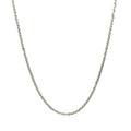 14k White Gold Sparkle Chain (1.50 mm) by Avera Group