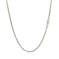 14k White Gold Sparkle Chain (1.50 mm) by Avera Group