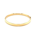 14k Yellow Gold Dome Design Polished Children's Bangle by Avera Group