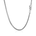 14k white Gold Franco Chain (1.60 mm) by Avera Group