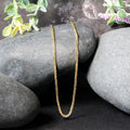 14k Yellow Gold Square Wheat Chain (1.80 mm) by Avera Group