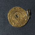 14k Yellow Gold Square Wheat Chain (1.80 mm) by Avera Group