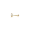 1 cttw Certified IGI Lab Grown Round Diamond Earrings 14k Yellow Gold (G/VS2) by Avera Group