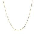 14k Yellow Gold Classic Box Chain 0.6mm by Avera Group