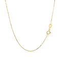 14k Yellow Gold Classic Box Chain 0.6mm by Avera Group