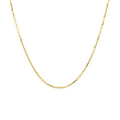 10k Yellow Gold Adjustable Cable Chain (1.10 mm) by Avera Group