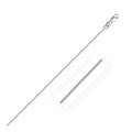14k White Gold Gourmette Chain 1.0mm (1.00 mm) by Avera Group