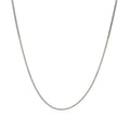 14k White Gold Gourmette Chain 1.0mm (1.00 mm) by Avera Group