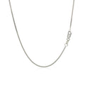14k White Gold Gourmette Chain 1.0mm (1.00 mm) by Avera Group