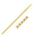 3.3mm 14k Yellow Gold Heart Anklet by Bids.com