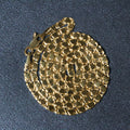 14k Yellow Gold Heart Chain (3.00 mm) by Avera Group