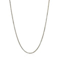 Sterling Silver 1.4mm Adjustable Box Chain (1.40 mm) by Avera Group