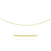 14k Yellow Gold Pendant Chain with Textured Links (2.50 mm)