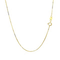 10k Yellow Gold Classic Box Chain (0.60 mm) by Avera Group