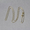 10k Yellow Gold Classic Box Chain (0.60 mm) by Avera Group