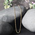 14k Yellow Gold Lumina Pendant Chain (0.90 mm) by Avera Group