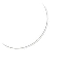 3.0 mm 14k Two Tone Gold Reversible Omega Necklace by Avera Group