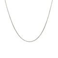 Sterling Silver Rhodium Plated Box Chain 0.7mm by Avera Group