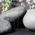 10k Yellow Gold Classic Box Chain (0.45 mm) by Avera Group