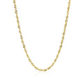 10K Yellow Gold Lite Rope Chain (2.50 mm) by Avera Group