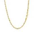 10K Yellow Gold Lite Rope Chain (2.50 mm) by Avera Group