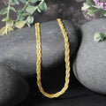 14k Yellow Gold Braided Chain (3.50 mm) by Avera Group