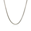 14k White Gold Round Box Chain (2.50 mm) by Avera Group
