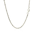 Rhodium Plated 1.7mm Sterling Silver Sparkle Style Chain by Avera Group