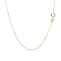 10k Yellow Gold Cable Link Chain (0.50 mm) by Avera Group