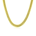 4.0mm 14k Yellow Gold Classic Solid Miami Cuban Chain by Avera Group