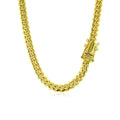 4.0mm 14k Yellow Gold Classic Solid Miami Cuban Chain by Avera Group