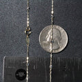 Diamond Cut Bead Links Pendant Chain in Two Tone Gold (3.50 mm) by Avera Group