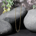 14k Yellow Gold Diamond Cut Cable Link Chain 1.1mm by Avera Group