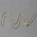 14k Yellow Gold Diamond Cut Cable Link Chain 1.1mm by Avera Group