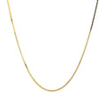 14k Yellow Gold Classic Box Chain (0.75 mm) by Avera Group