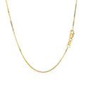 14k Yellow Gold Classic Box Chain (0.75 mm) by Avera Group
