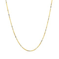 14k Yellow Gold Classic Box Chain (0.68 mm) by Avera Group
