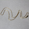 14k Yellow Gold Classic Box Chain (0.68 mm) by Avera Group