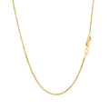 14k Yellow Gold Octagonal Box Chain (1.00 mm) by Avera Group