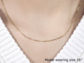 14k Yellow Gold Octagonal Box Chain (1.00 mm) by Avera Group