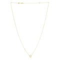 14k Yellow Gold Star of David Necklace by Avera Group