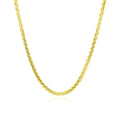 14k Yellow Gold Round Box Chain (2.50 mm) by Avera Group