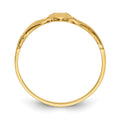 14k Gold Ladies Claddagh Ring by Fine Color Jewels
