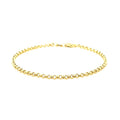 2.3mm 14k Yellow Gold Rolo Bracelet by Avera Group