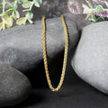 14k Yellow Gold Light Weight Wheat Chain (2.40 mm) by Avera Group