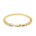 5.8mm 14k Yellow Gold Solid Miami Cuban Bracelet by Avera Group