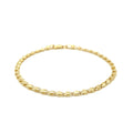 2.9mm 14k Yellow Gold Heart Bracelet by Avera Group