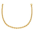 14k Yellow Gold Polished Cable Link Necklace by Avera Group