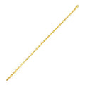 14k Yellow Gold French Cable Link Chain (2.50 mm) by Avera Group